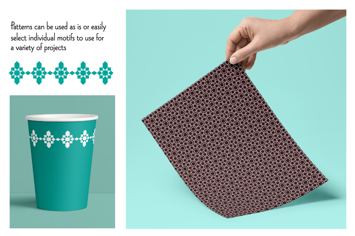 Seamless Moroccan Patterns preview 2
