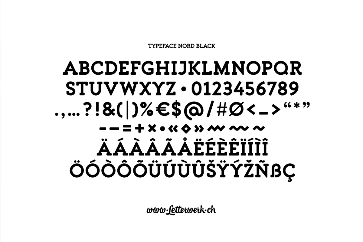 Nord Typeface preview 4