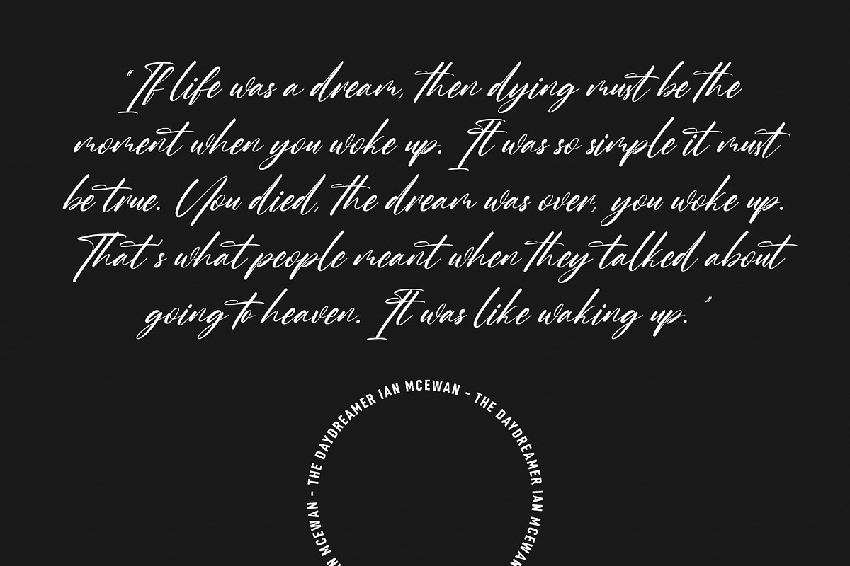 Charlotte Matthew Signature Script F, a Script Font by Maulana Creative (Photo 10 of 10)
