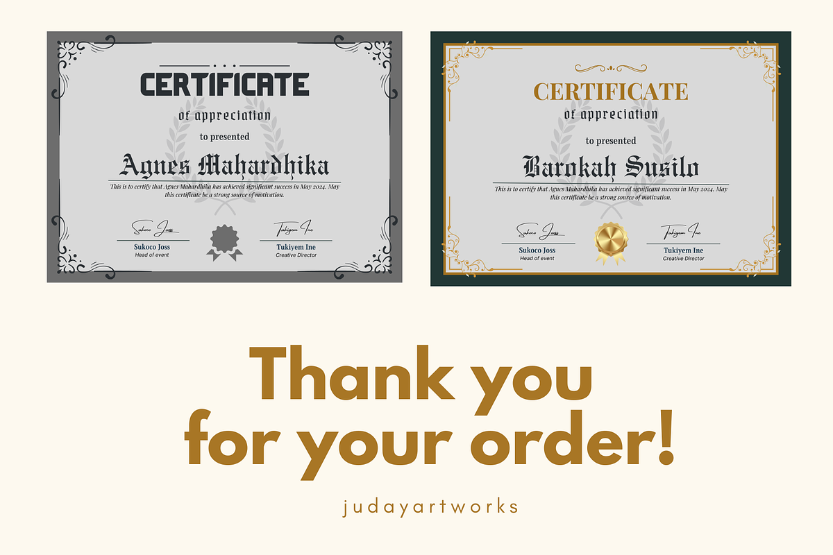 Modern Certificate Template Bundle, a Templates & Theme by judayartworks (Photo 6 of 6)