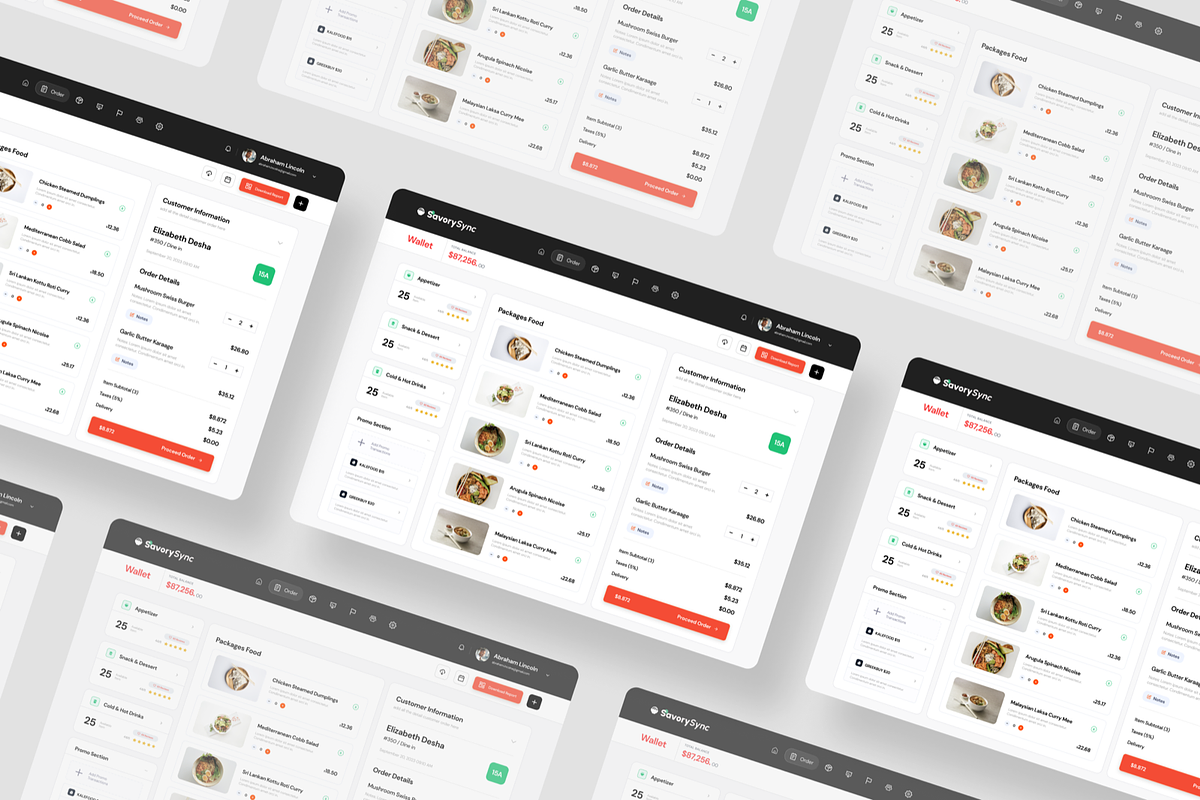 Restaurant Admin Dashboard, a Websites & App Template by SquidPixey (Photo 4 of 5)