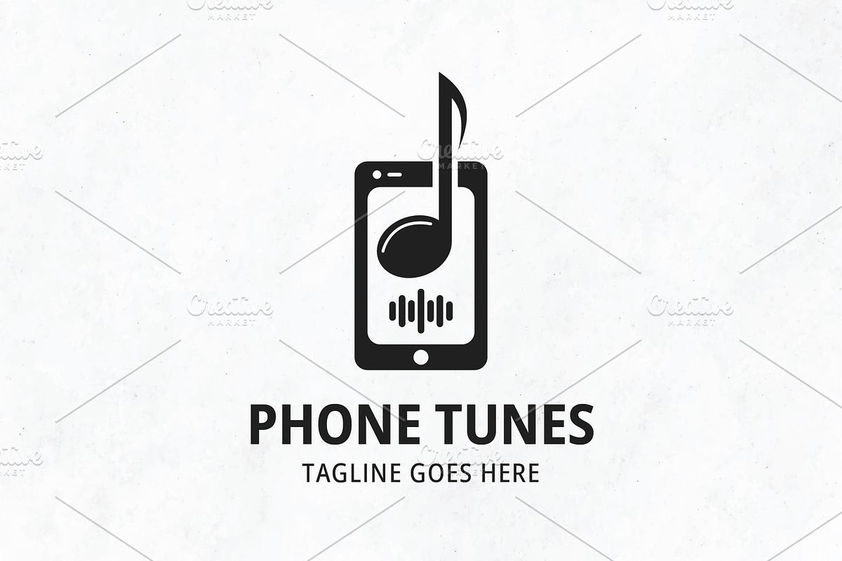 Phone Tunes - Music & Mobile Logo, a Branding & Logo Template by Creattlle (Photo 2 of 4)