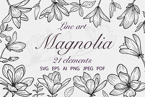 Magnolia SVG