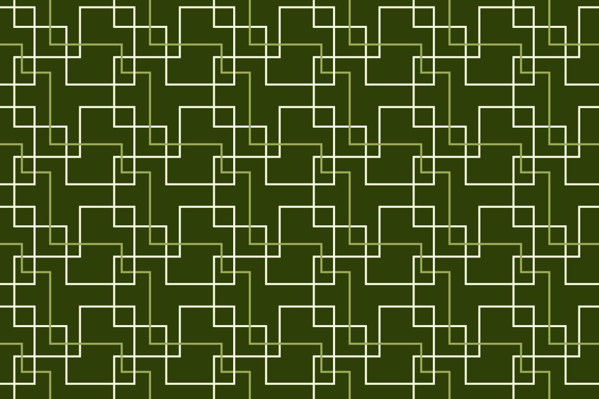 Green Monoline Seamless Pattern, a Pattern Graphic by Mightyfire