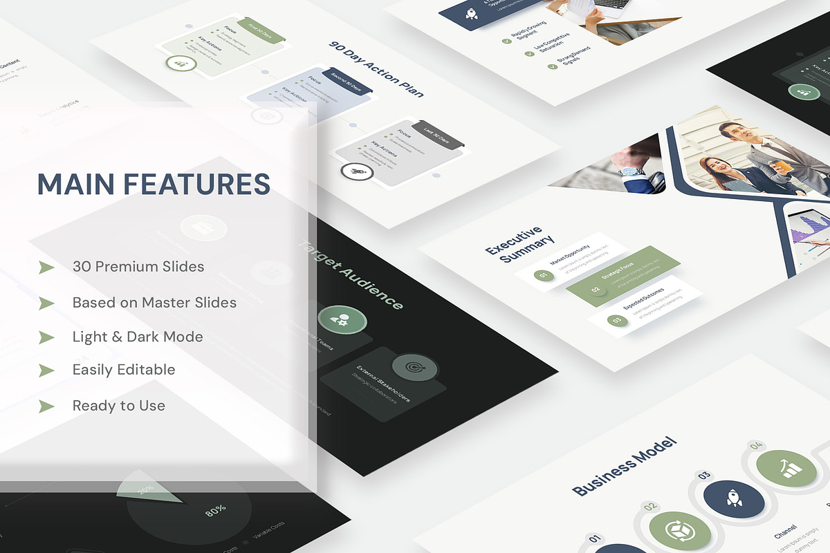 Stratify - Business Plan PowerPoint, a Presentation Template by New Coral Design (Photo 2 of 6)