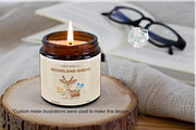 Cute Woodland Deer Candle Labels, a Stationery Template by Little Creative Scribbles (Thumbnail 5 of 6)