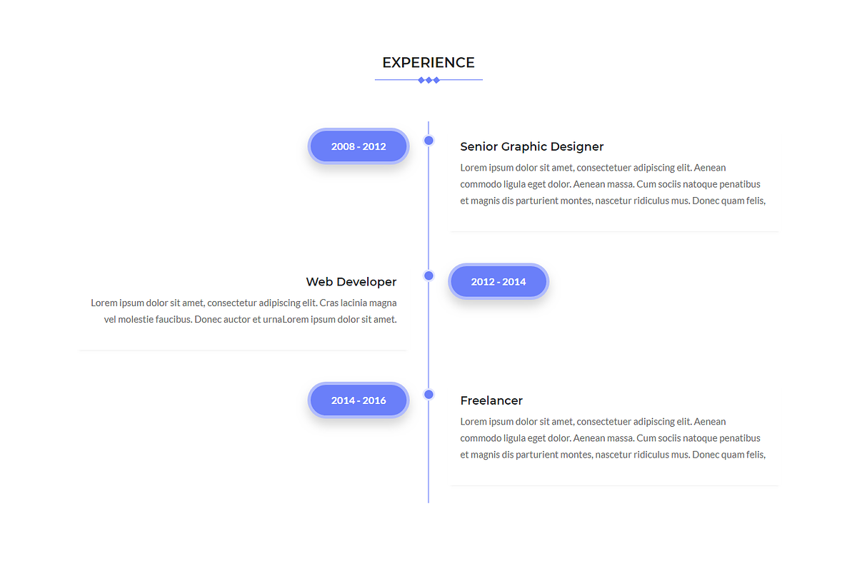 Selfme -Responsive Personal Template, a Bootstrap Template by Pichforest Studio (Photo 5 of 7)