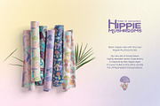 70 Hippie MUSHROOMS. Vector Set., a Pattern Graphic by Varvara Gorbash (Thumbnail 4 of 10)