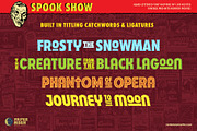 Spook Show Poster Font & Art Bundle, a Font by Paper Moon Graphic Supply (Thumbnail 7 of 15)
