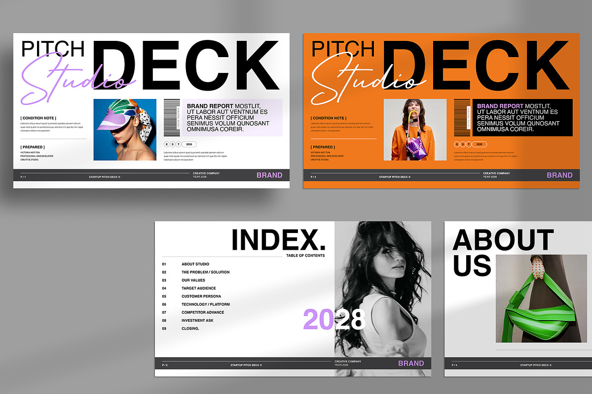 Pitch Deck Presentation Template, a Presentation Template by NorthPeak (Photo 5 of 11)