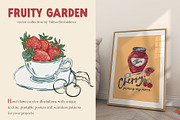 Fruit illustration vector poster, an Object Graphic by Yuliya Derbisheva (Thumbnail 2 of 10)