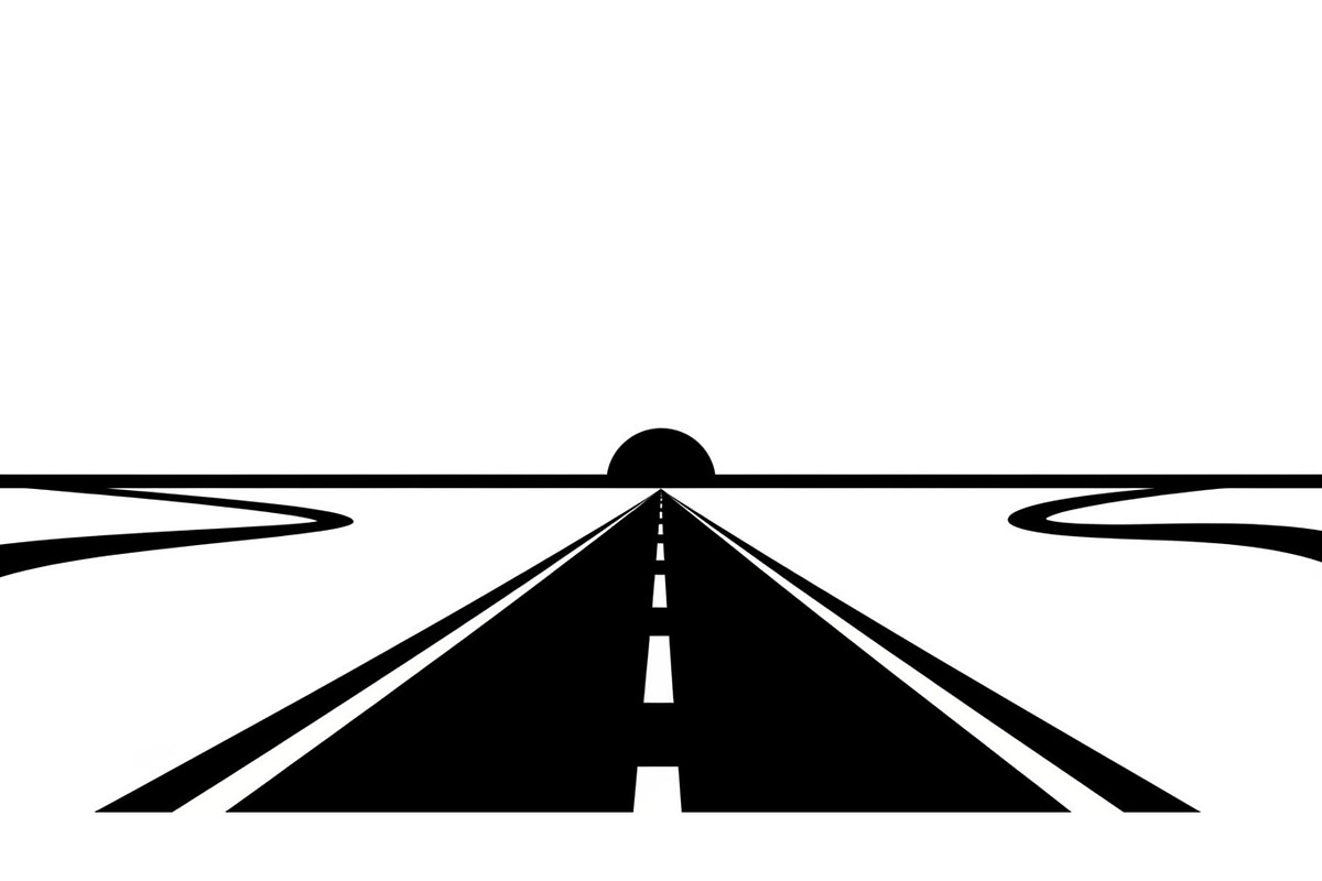 Desert Highway Silhouette Set, an Illustration by musafir_fashion (Photo 8 of 16)
