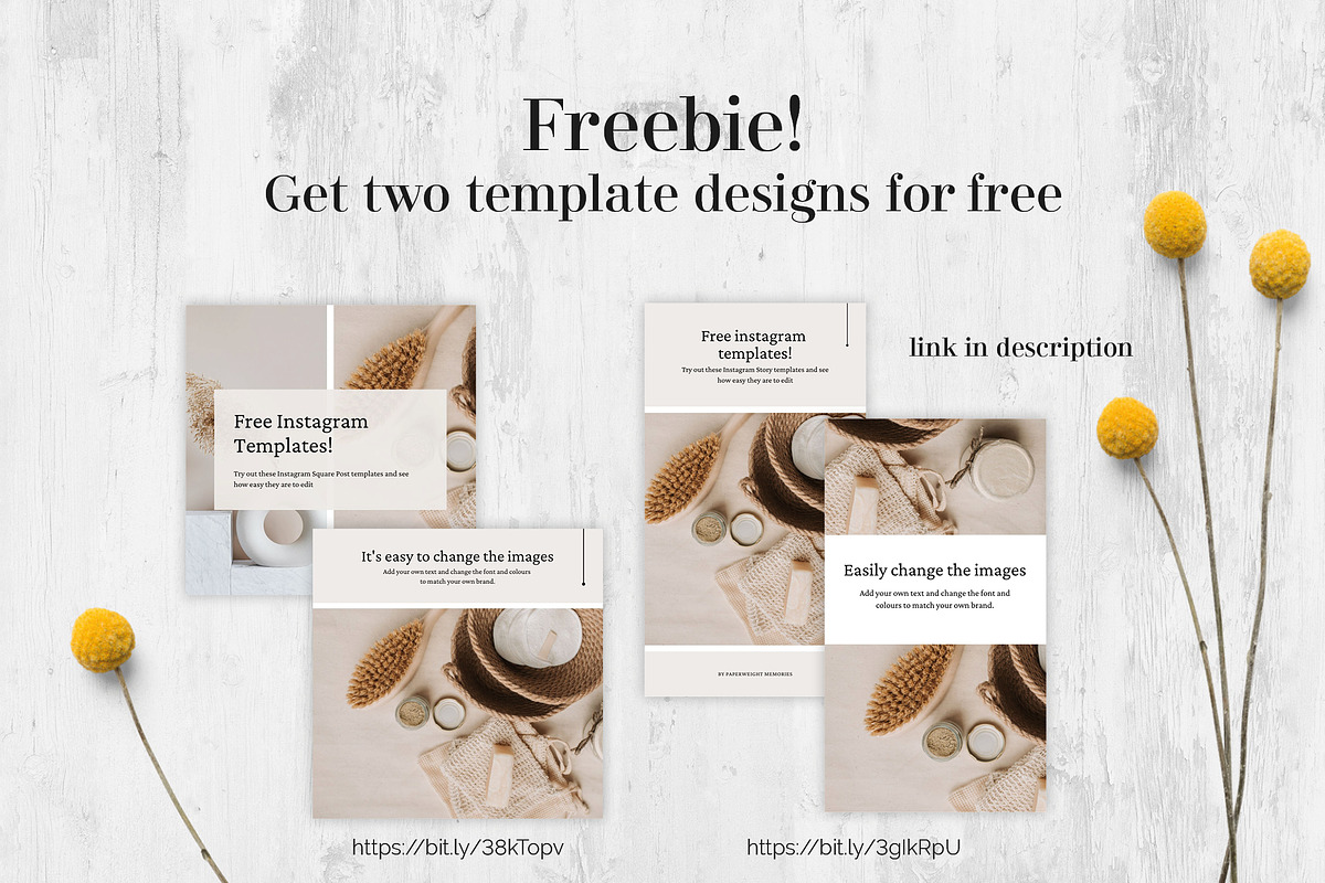 15 Instagram Templates for Canva, a Social Media Template by Paperweight Memories (Photo 7 of 8)