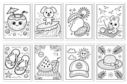 FARM ANIMALS COLORING PAGES for KIDS, a Seasonal Illustration by Coco Bloom (Thumbnail 3 of 3)