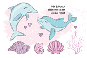 MERMAID IN LOVE, a Decorative Illustration by FARAWAYKINGDOM (Thumbnail 5 of 11)