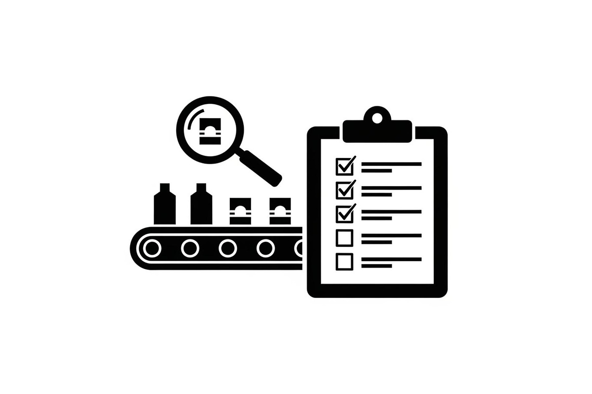 Factory Quality Checklist Silhouette, a Graphic by hafijul (Photo 10 of 14)