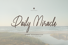 Daily Miracle | Script Handwritten