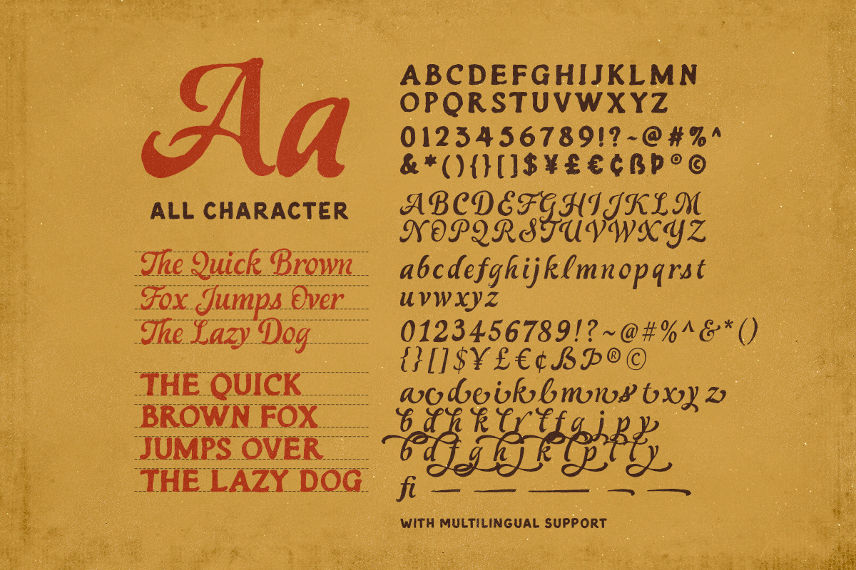 Cardeals - Handcrafted Font Duo, a Script Font by Sarid Ezra (Photo 10 of 10)