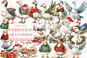 Christmas Silly Goose PNG Clipart, an Illustration by Designworld (Thumbnail 1 of 6)