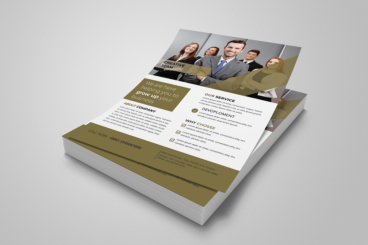 Business Flyer Template, a Flyer Template by Mazharul Islam (Photo 3 of 5)