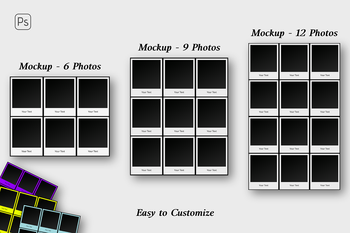 Mockup - Create Your Polaroids, a Print Template by MARCOS BRITO PRO (Photo 2 of 2)