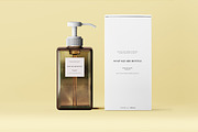 Amber  Glass Soap Pump Bottle Mockup, a Packaging Mockup by Zumrod (Thumbnail 3 of 10)