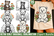 Watercolor Baby Animal Clipart Bundl, a Graphic by Cut File (Thumbnail 1 of 4)
