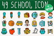 Shool doodle icon, an Icon by iriskana (Thumbnail 1 of 5)
