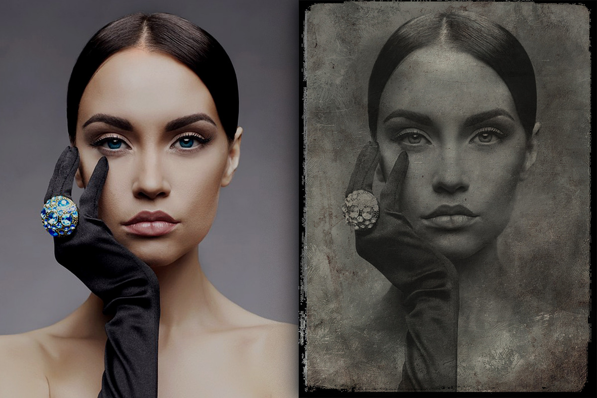 Old Photo Effect Overlays + Actions, an Action Add-On by PhotoSpirit (Photo 7 of 11)