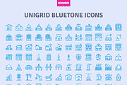 3552 Unigrid Bluetone icons, a Duotone Icon by Icojam store (Thumbnail 6 of 14)