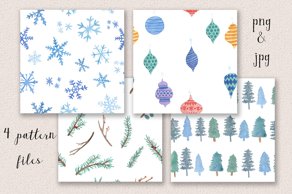 Winter Holiday Art (50% OFF), a Seasonal Illustration by Kellie Jayne Studio (Photo 7 of 8)