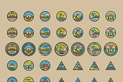 Summer Camp Badge Pack, an Illustration by Firowerk (Thumbnail 6 of 6)