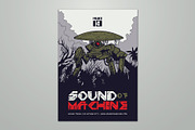 War Machine Vector Art Flyer, a Flyer Template by ashenterprise (Thumbnail 1 of 3)