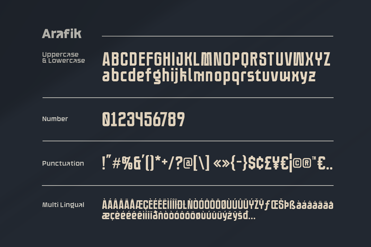 Arafik - Smooth Sans Serif Font, a Sans Serif Font by Grontype (Photo 9 of 10)