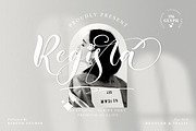 Regista - beautiful script font, a Script Font by ribethstudio (Thumbnail 1 of 12)