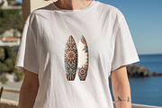 Boho Summer Sublimation Clipart Bund, an Illustration by SVGArt (Thumbnail 6 of 8)