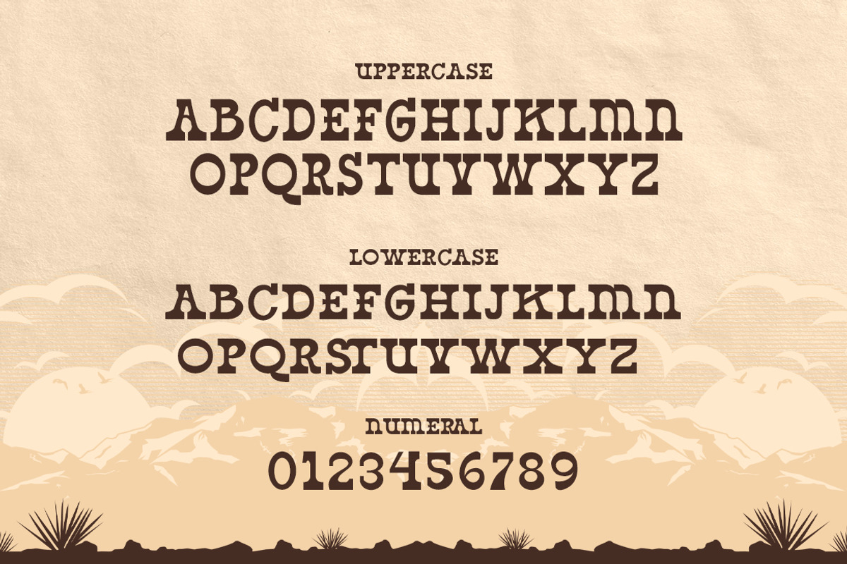 West Yard - Western Display Font, a Serif Font by Typefactoryco (Photo 2 of 9)