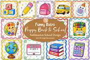 Preppy Back to School Frames Bundle, a Seasonal Illustration by Rose Art (Thumbnail 1 of 3)