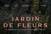 Jardin de Fleurs - Luxury Sans Serif, a Sans Serif Font by Typia Nesia (Thumbnail 1 of 10)