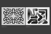 Geoshade – Monochrome Geometry, a Background Graphic by Léo Alexandre (Thumbnail 5 of 11)