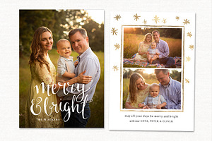 Christmas Card Template CC237