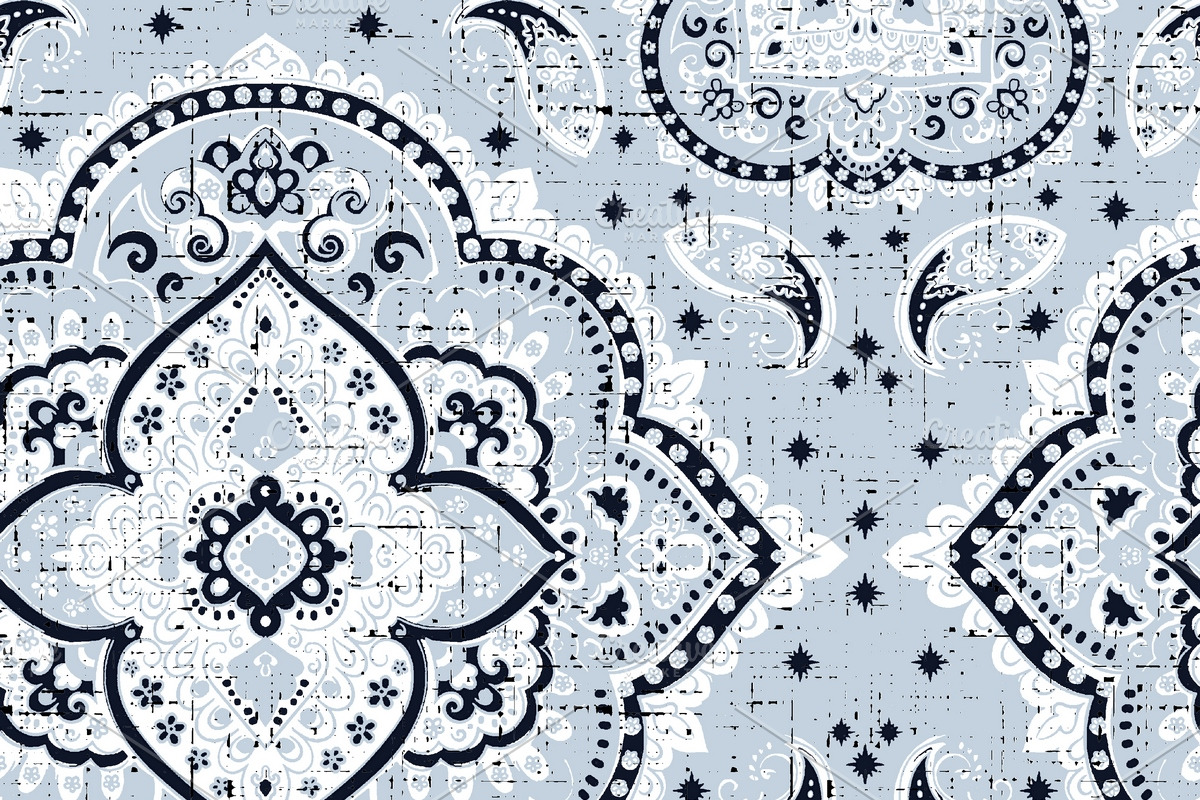 Bandana textile 3 patterns   #15, a Pattern Graphic by The Marco (Photo 4 of 4)