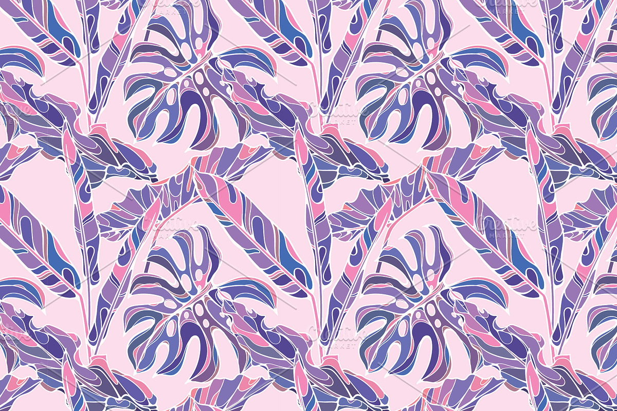 Seamless tropical patterns, a Pattern Graphic by Purple Platypus (Photo 5 of 7)