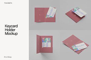 Keycard Holder Mockup, a Product Mockup by Tokobeta