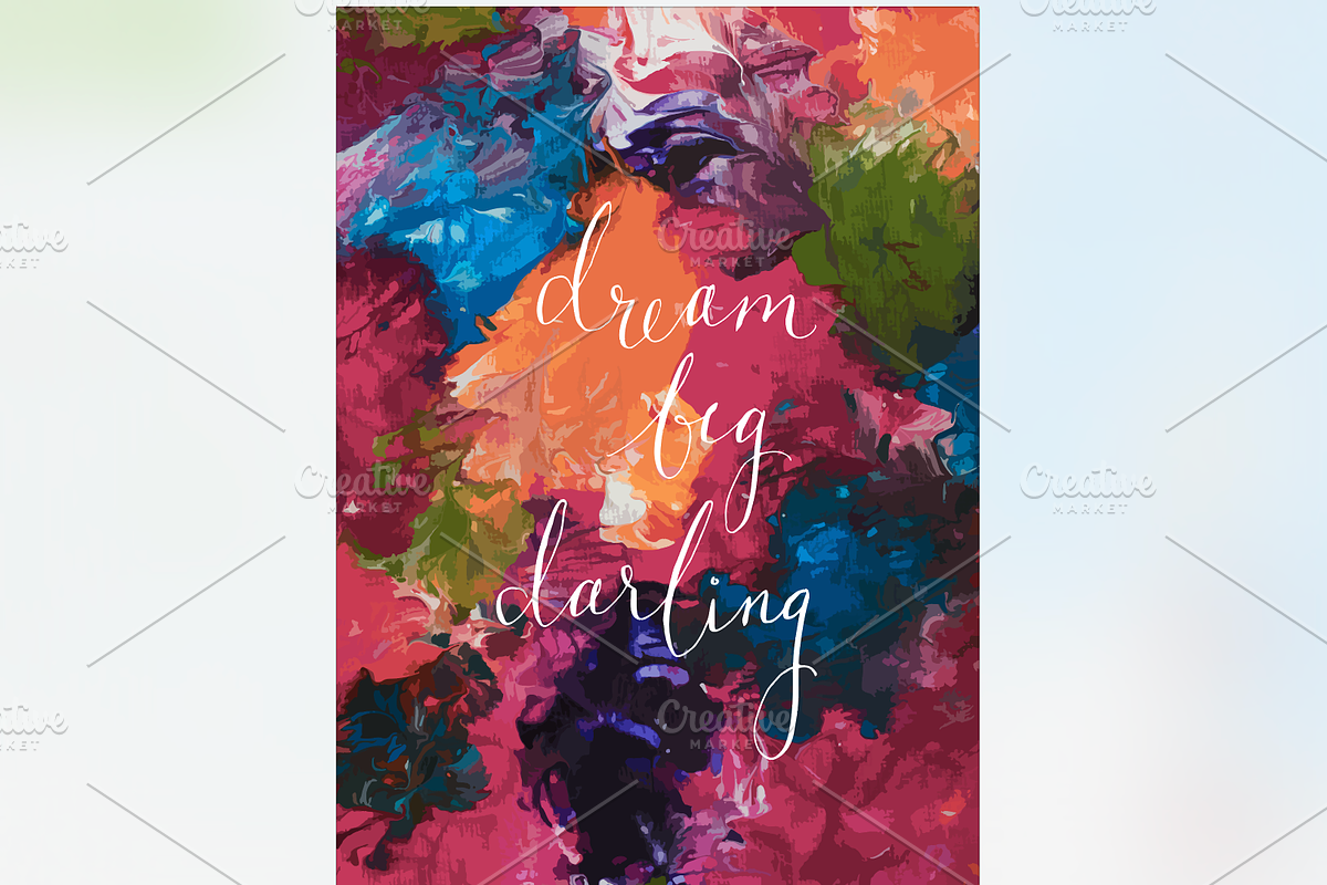 Darling Bright Painted Texture, a Texture Graphic by The Higgins Creative (Photo 2 of 2)