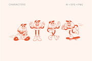 Super Burger Collection, a Background Graphic by Martyshova (Thumbnail 4 of 22)