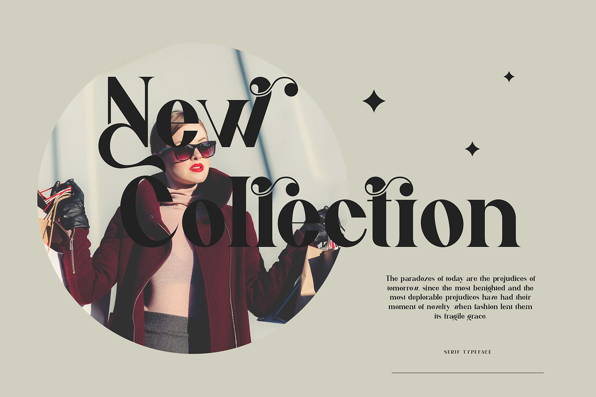 Hevin Ligature Serif Typeface, a Serif Font by yaqublekker (Photo 7 of 10)