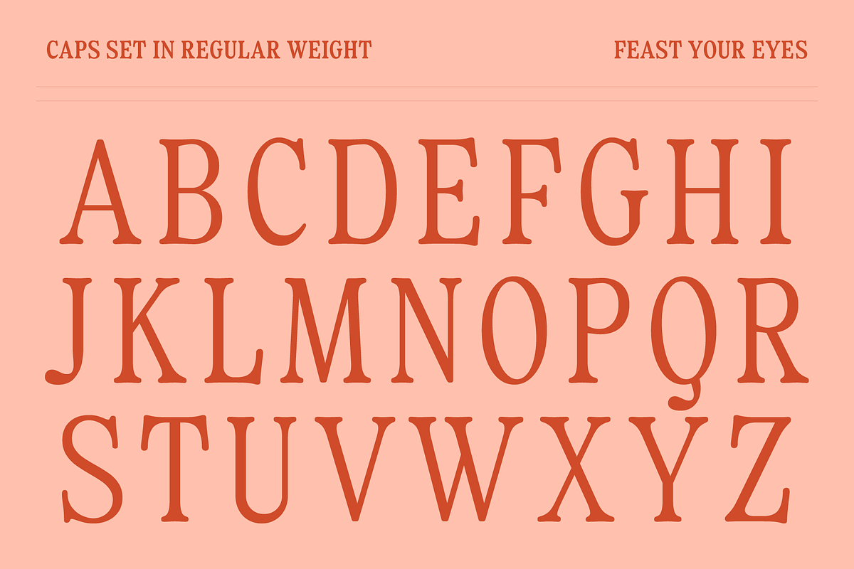 Fiyona Retro Variable Font, a Serif Font by That That Creative (Photo 4 of 24)