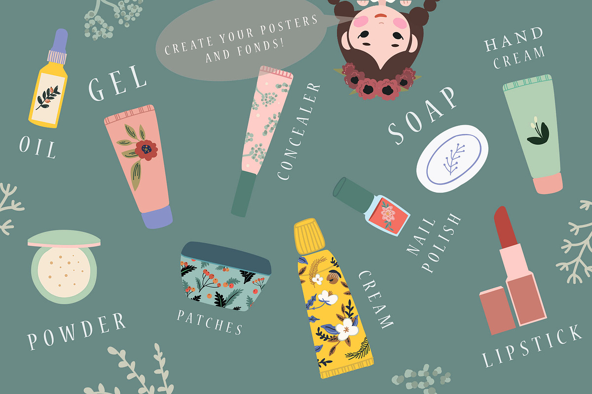 Beauty Branding Kit, an Animal Illustration by NassyArt (Photo 8 of 11)