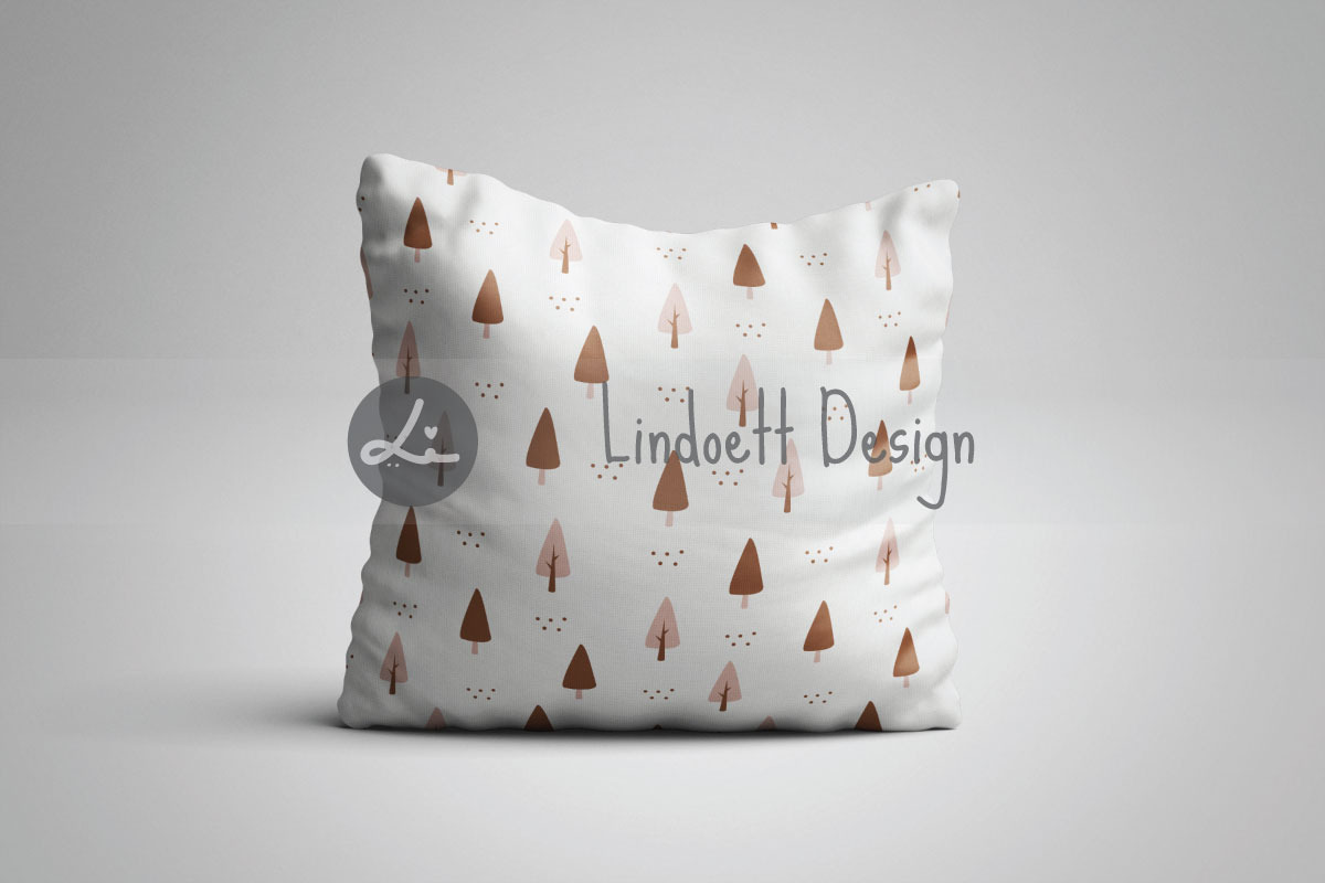 Cute cartoon rabbits with forest, a Pattern Graphic by lindoet23 (Photo 4 of 4)
